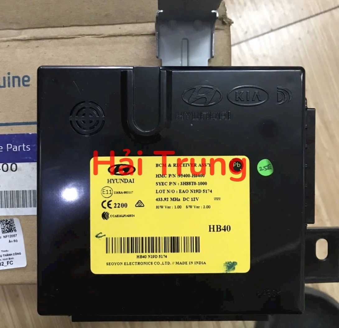 95400H6400 Hộp điều khiển điện thân xe BCM Hyundai Accent 2018-2023